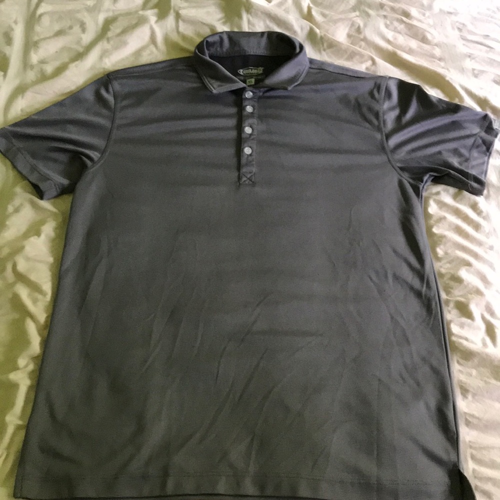 XL CARiLOHA gray golf shirt